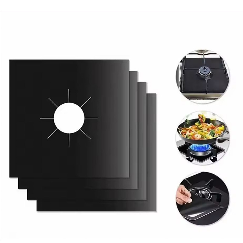 Commercial Kitchen Hoods - 2/4/8 قطع واقي موقد الغاز، غطاء