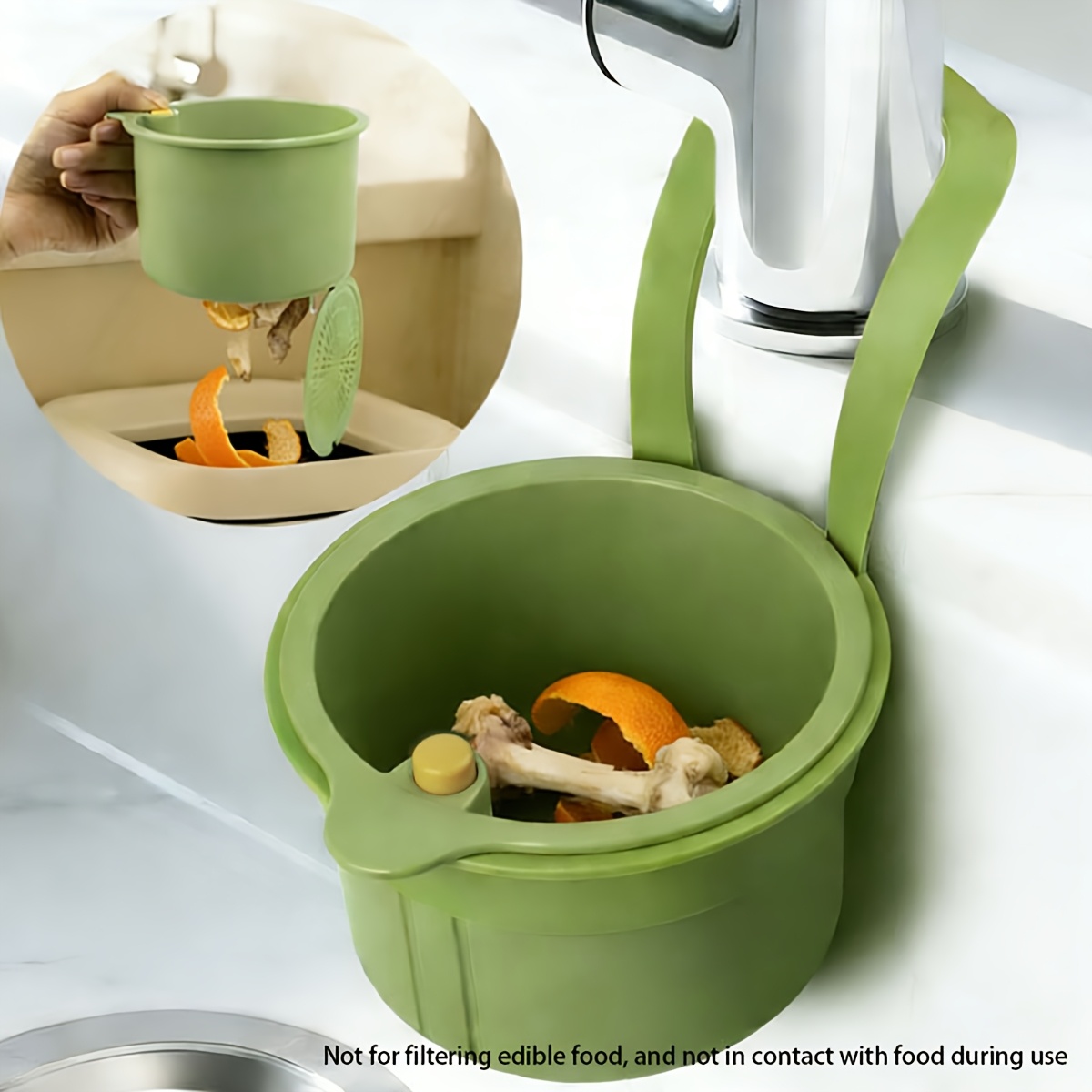 Commercial Kitchen Bin - سلة فلتر نفايات الطعام المعلقة المحمولة،