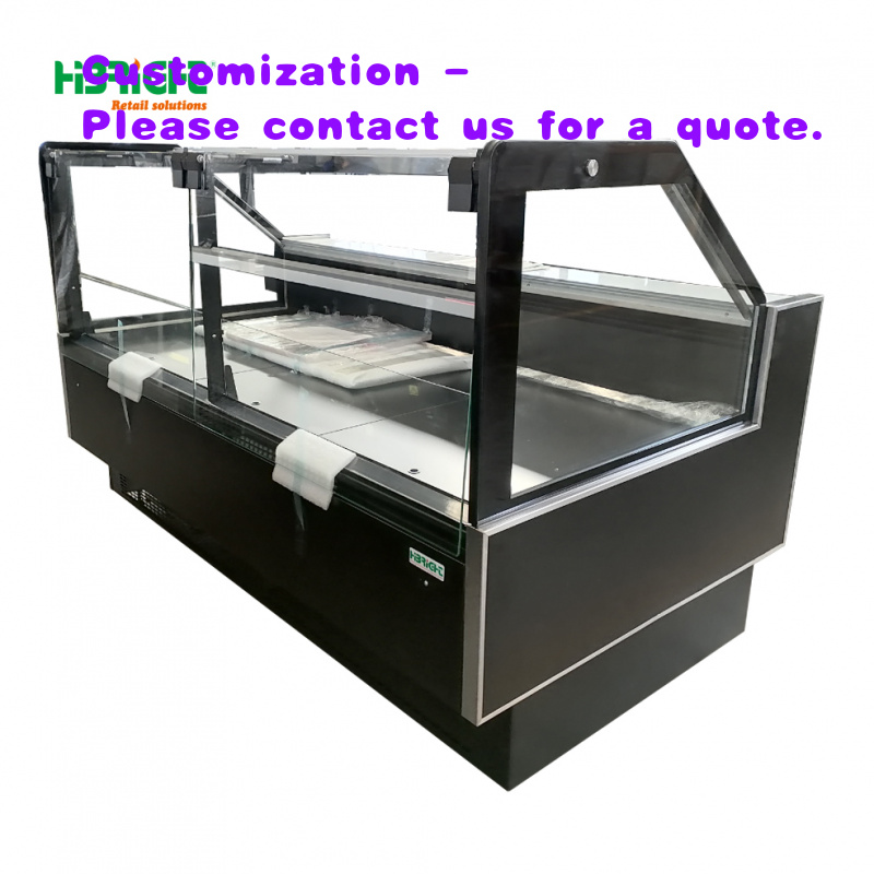 ثلاجة عرض الطعام المنحنية المخ - مراجعة Commercial Chest Freezer وسعره