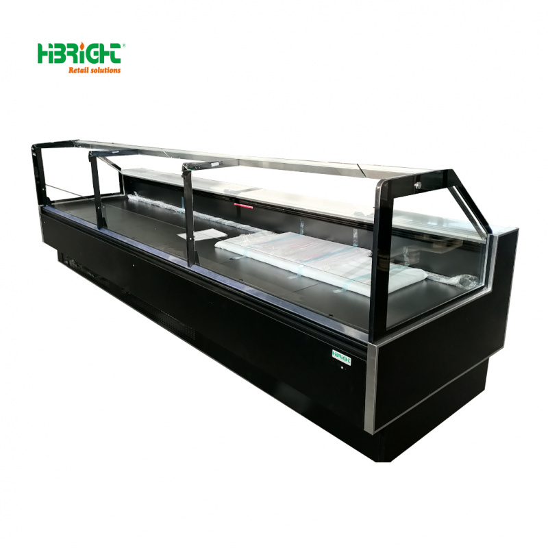 ثلاجة عرض الطعام المنحنية المخ - مراجعة Commercial Chest Freezer وسعره